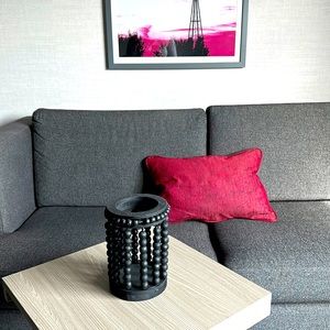 Black beaded lantern